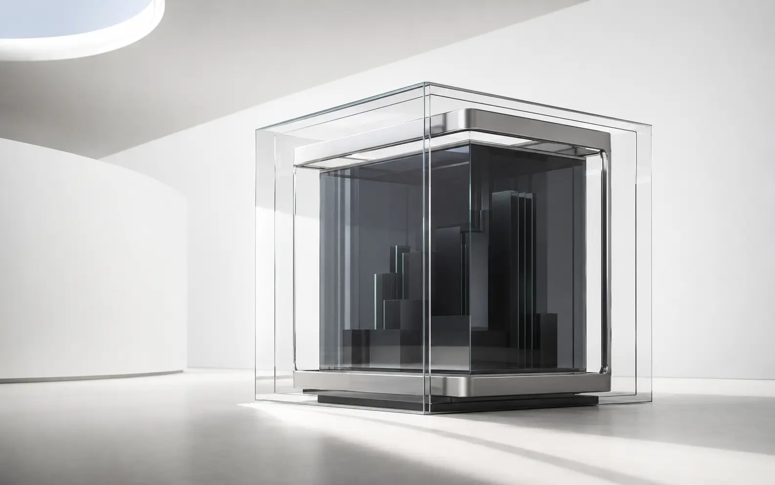 Architecture de verre protégeant un noyau de données professionnelles